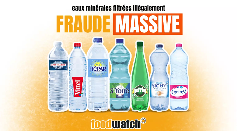 Foodwatch porte plainte contre Nestlé Waters et le groupe Sources Alma et l’État